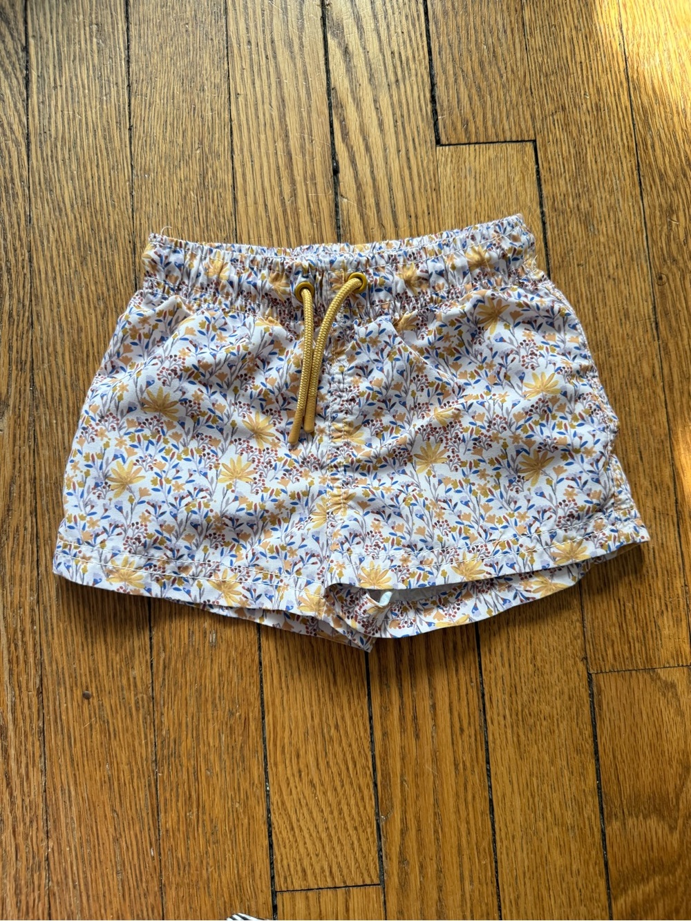 Zara Floral Swim Trunks - Size 12-24 Months